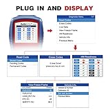 obd2 Diagnosegerät, Auto Fehlercode leser AL419 OBD2 Diagnose.OBD Funktion mit Echtzeitdaten,Speicherndaten und Auto Infomationen. - 2