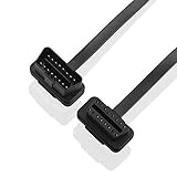 SIENOC OBD-II OBD2 16Pin Stecker Verlängerung Kabel Stecker auf Buchse Verlängerungskabel Diagnostic- Extender 95cm - 2