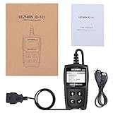 UEZNIRN OBD2 Diagnosegerät Auto OBD Diagnose Scanner für Lesen und Löschen Fehlercode und Batterie Test arbeitet an 12V Autos mit OBD 2 / EOBD/CAN-Modi und 16-Pin OBDII-Schnittstelle - 4